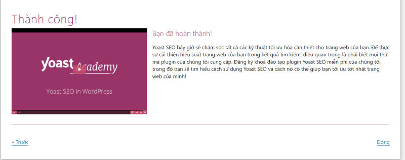 Hướng dẫn cấu hình Yoast SEO