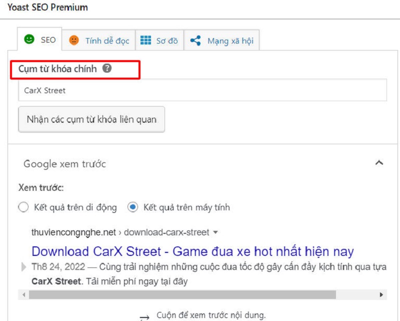 Cách sử dụng Yoast SEO